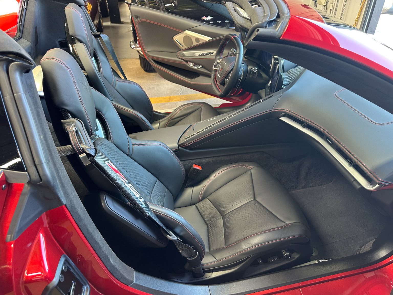 BaT 2023 Red C8 Corvette Convertible 8517