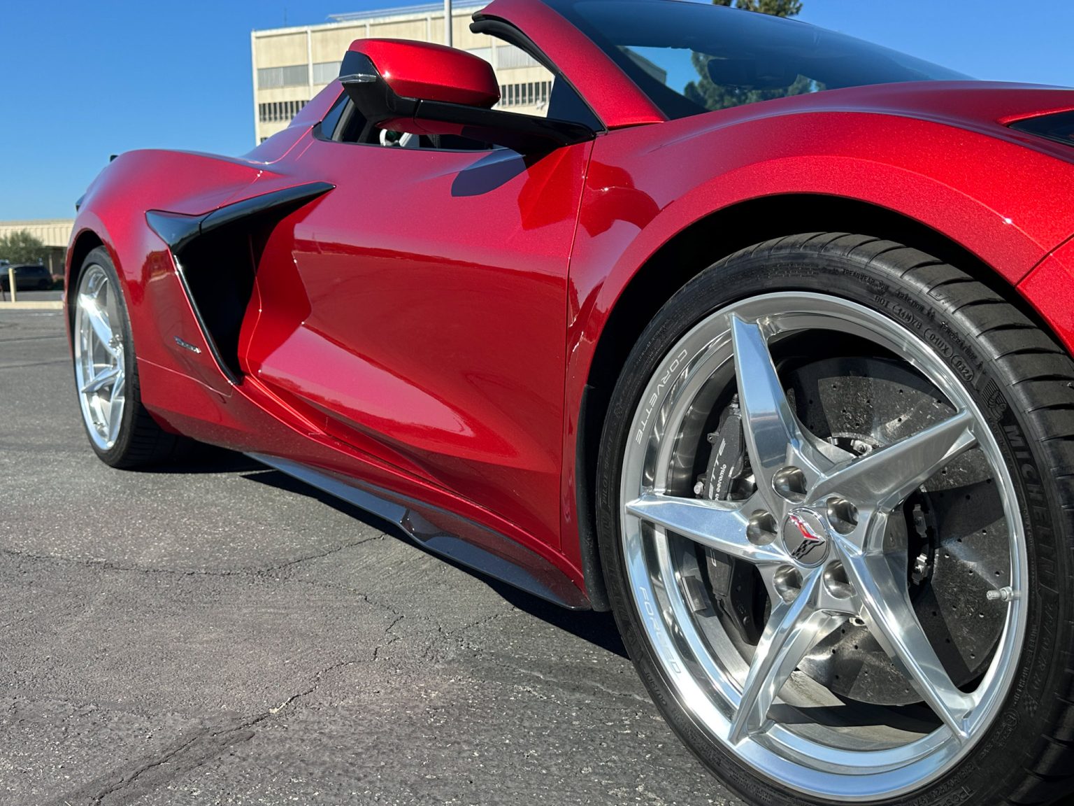 2024 Red Corevtte E Ray 3LT 9249