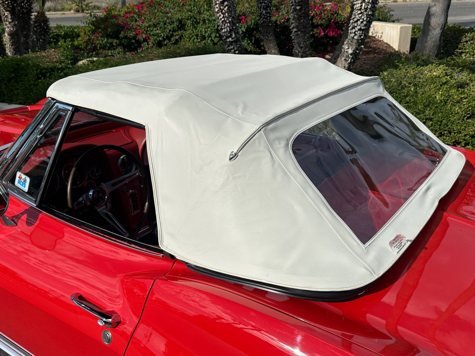 BaT 1964 Red Corvette Convertible 8750
