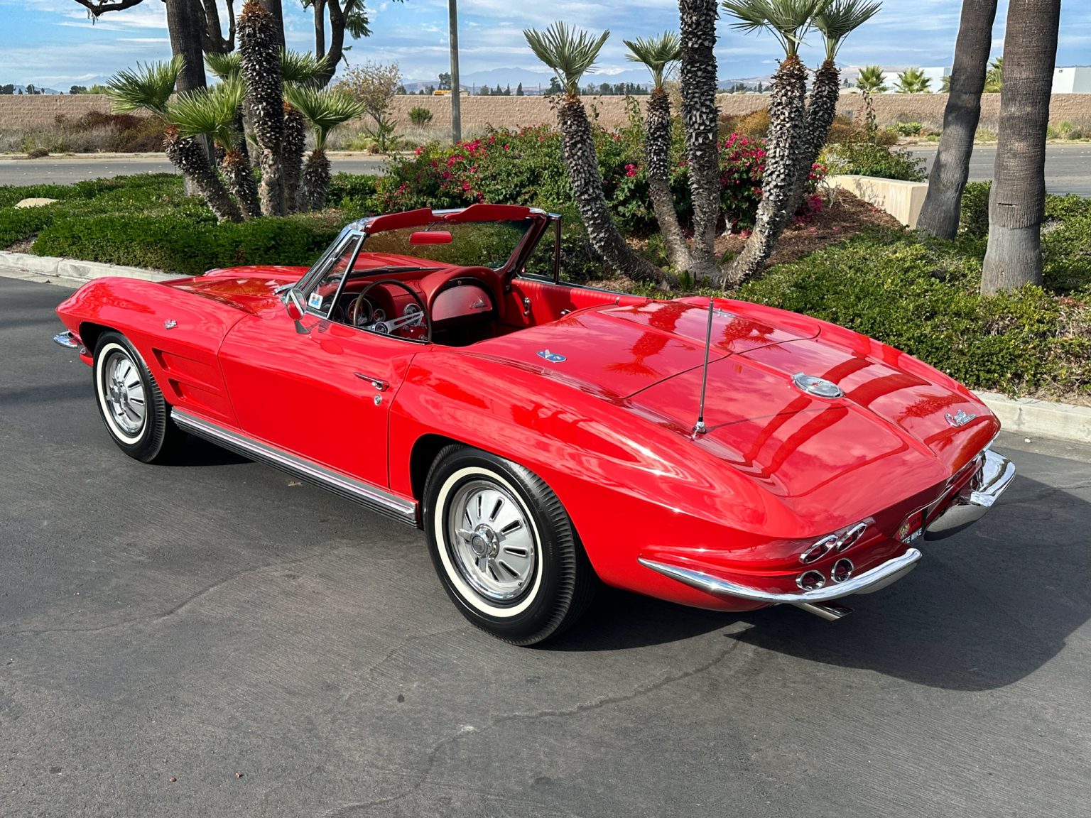 BaT 1964 Red Corvette Convertible 8758