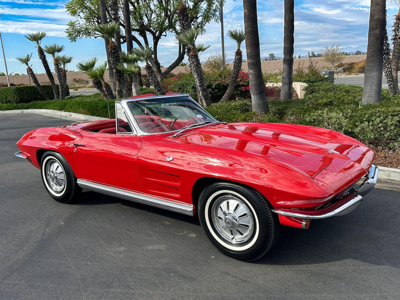BaT 1964 Red Corvette Convertible 8762