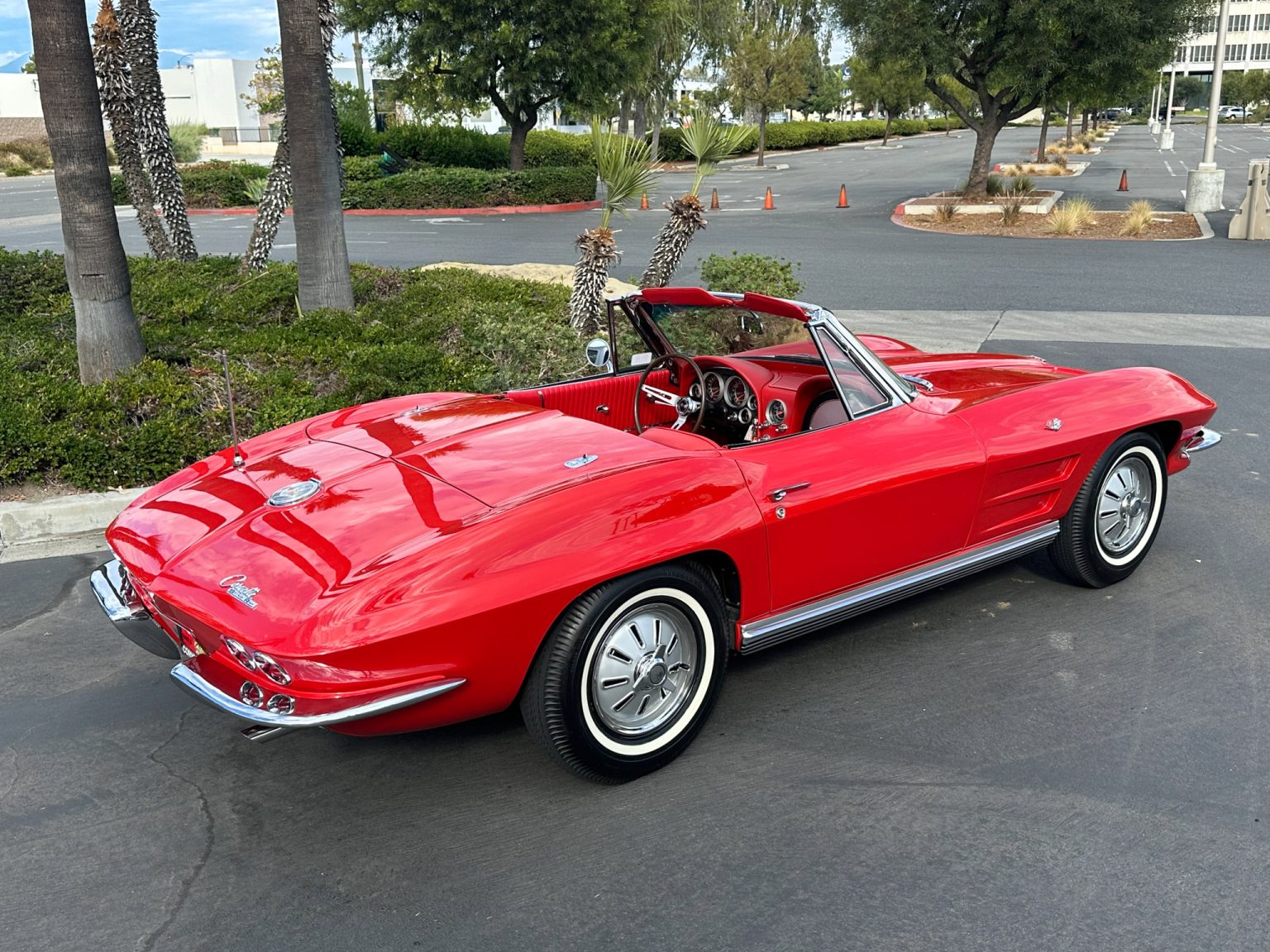 BaT 1964 Red Corvette Convertible 8772