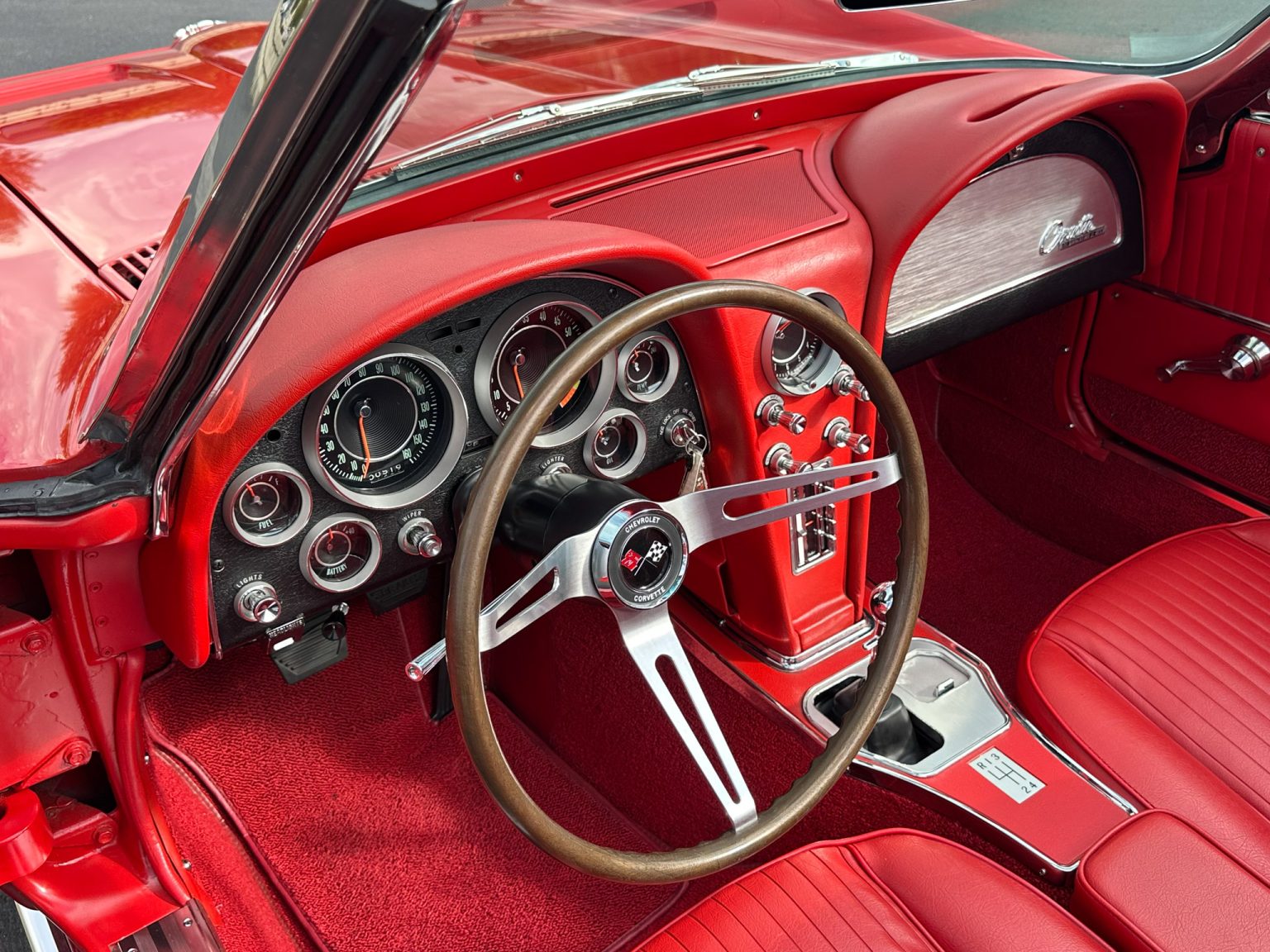 BaT 1964 Red Corvette Convertible 8784