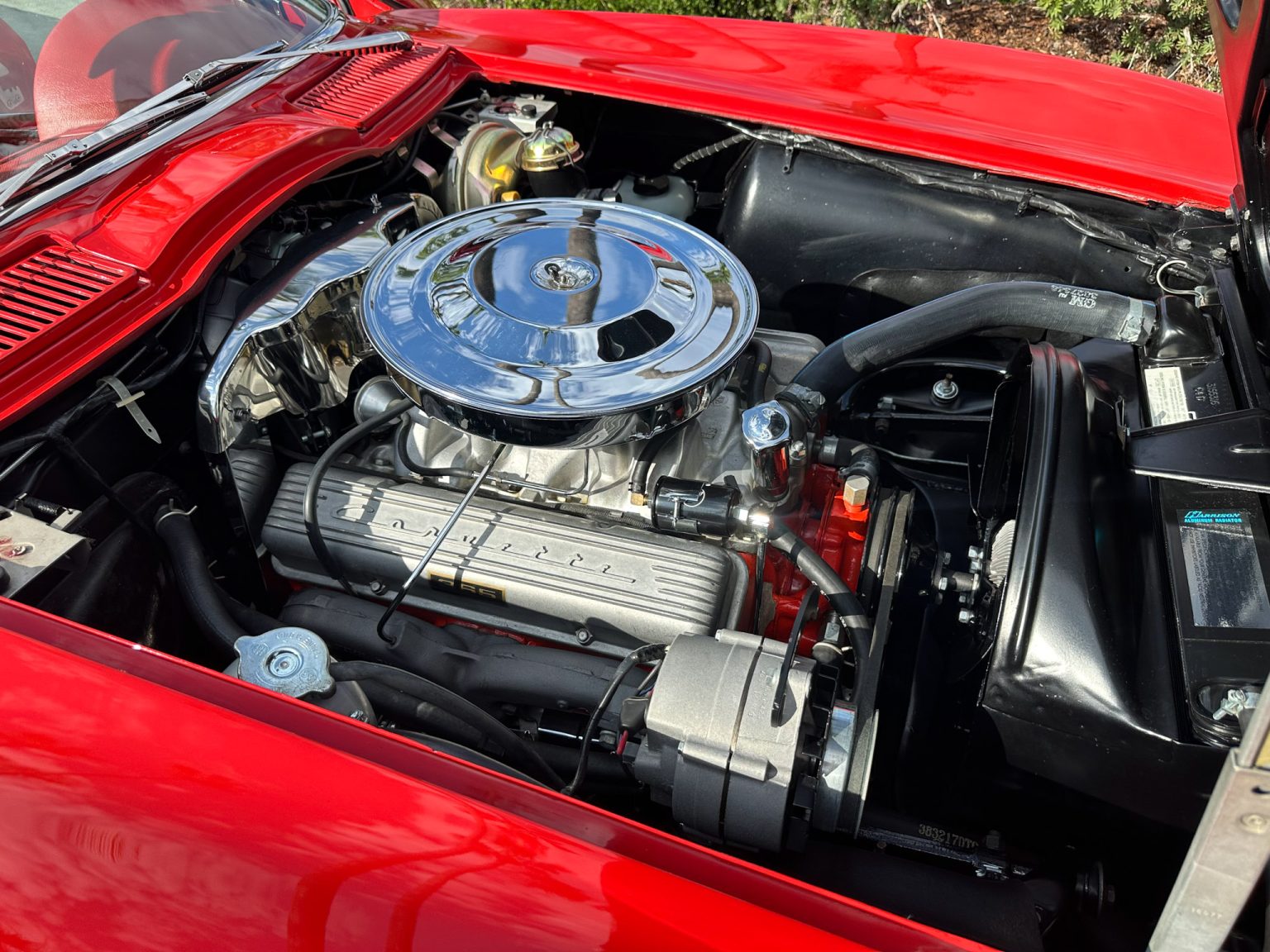 BaT 1964 Red Corvette Convertible 8800