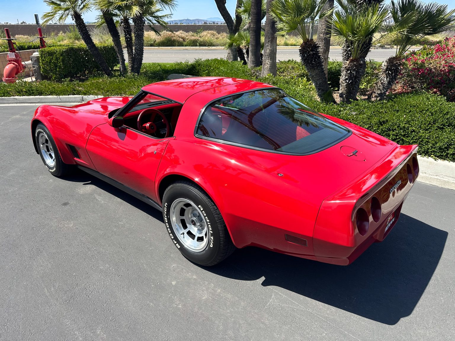 BaT 1981 Red Corvette Coupe 5784
