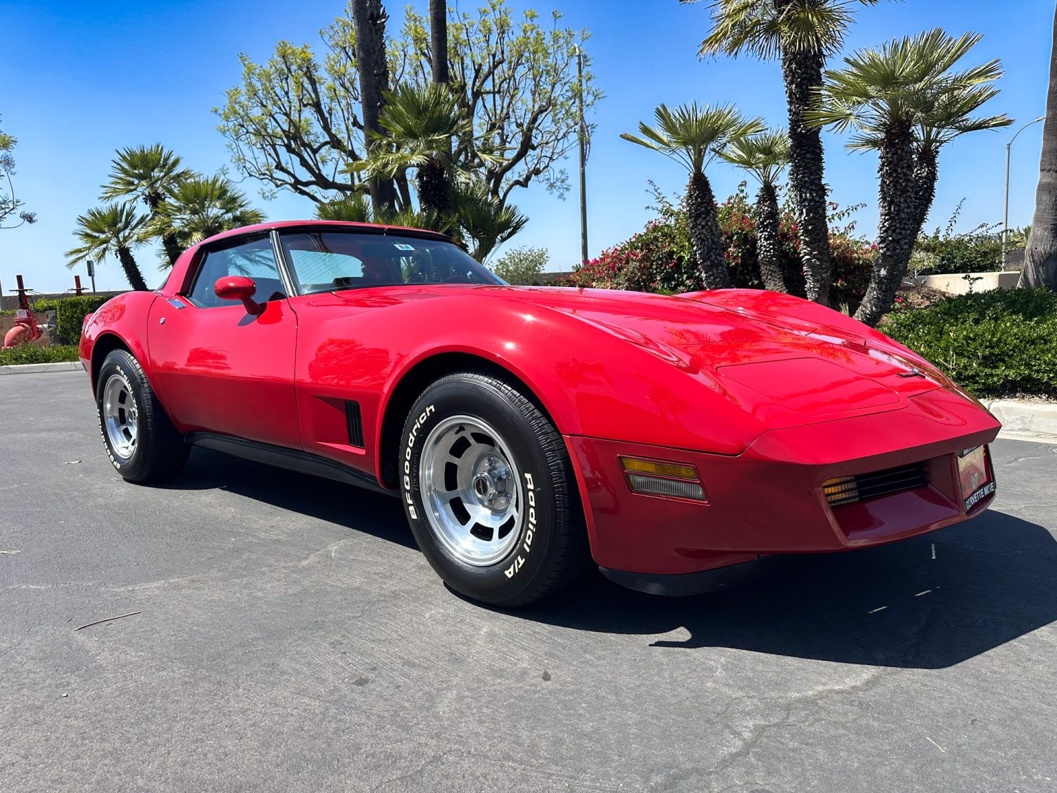 BaT 1981 Red Corvette Coupe 5786