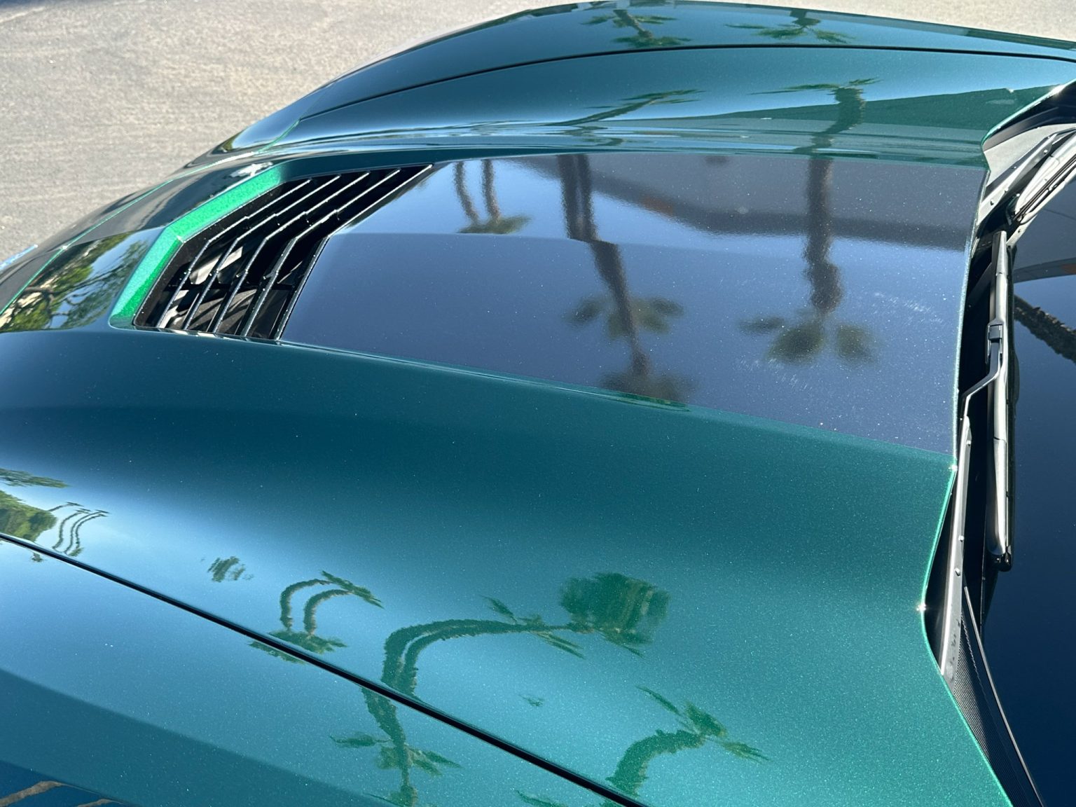 BaT 2014 Lime Rock Green Corvette Convertible 8046