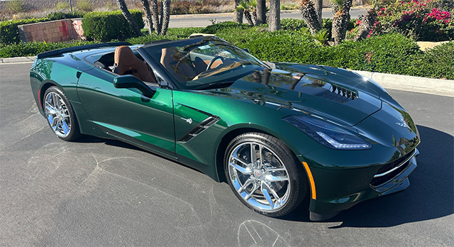 2014 Lime Rock Green Corvette Convertible