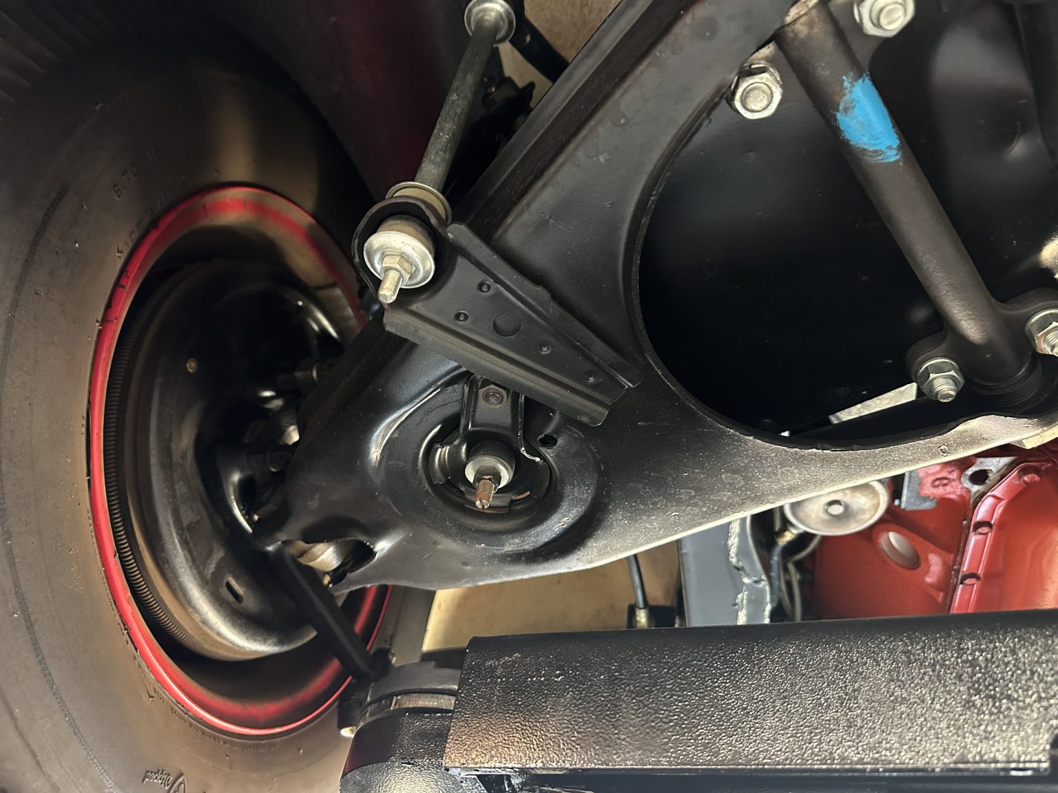 1955 White Corvette 9908