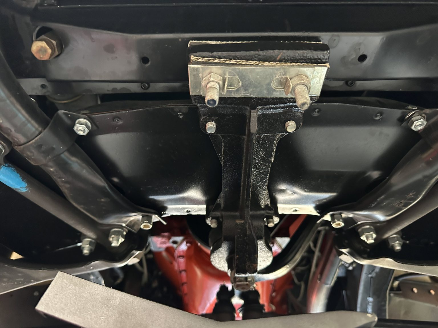 1955 White Corvette 9909