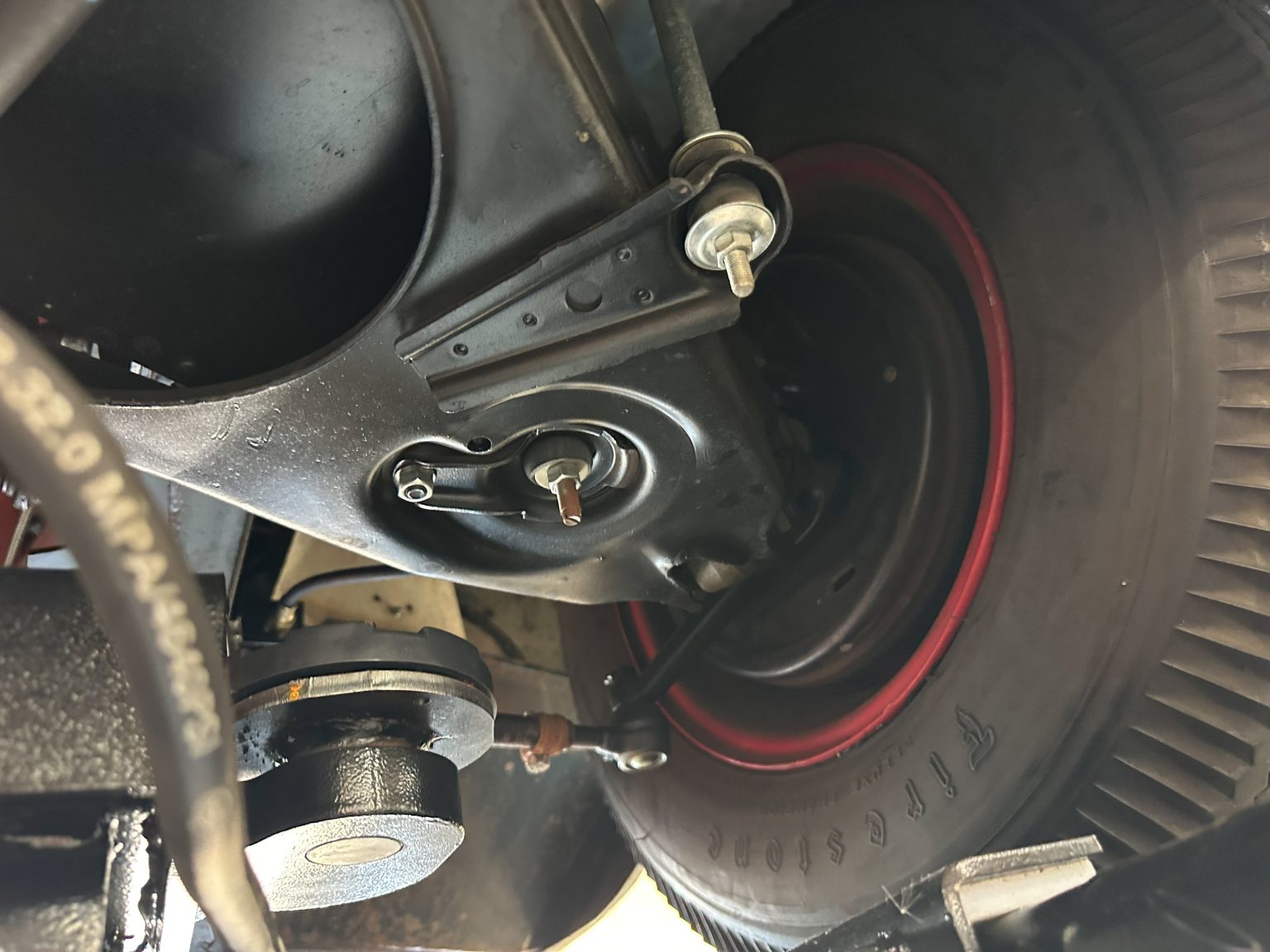 1955 White Corvette 9910