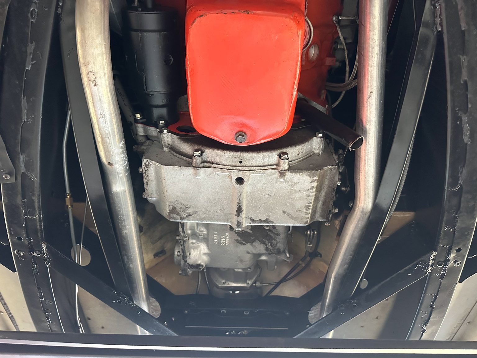 1955 White Corvette 9911