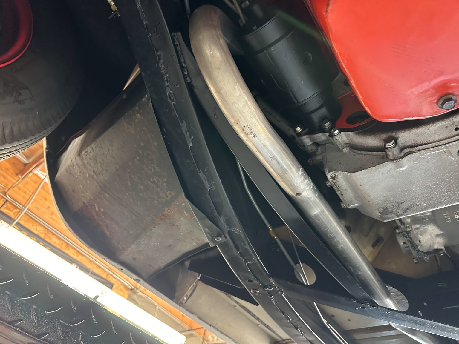 1955 White Corvette 9912