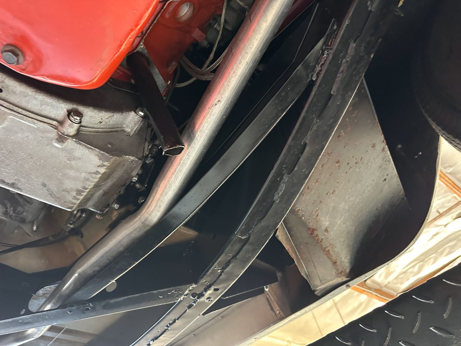 1955 White Corvette 9913