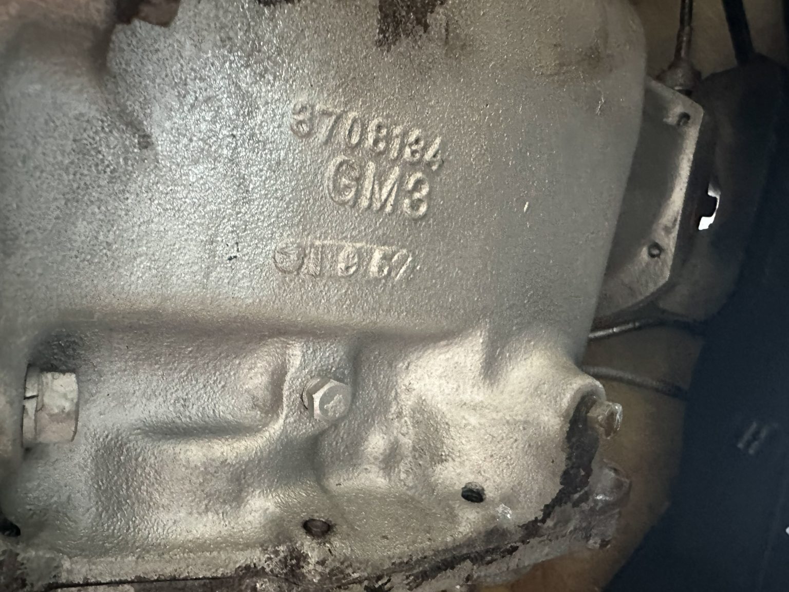 1955 White Corvette 9915