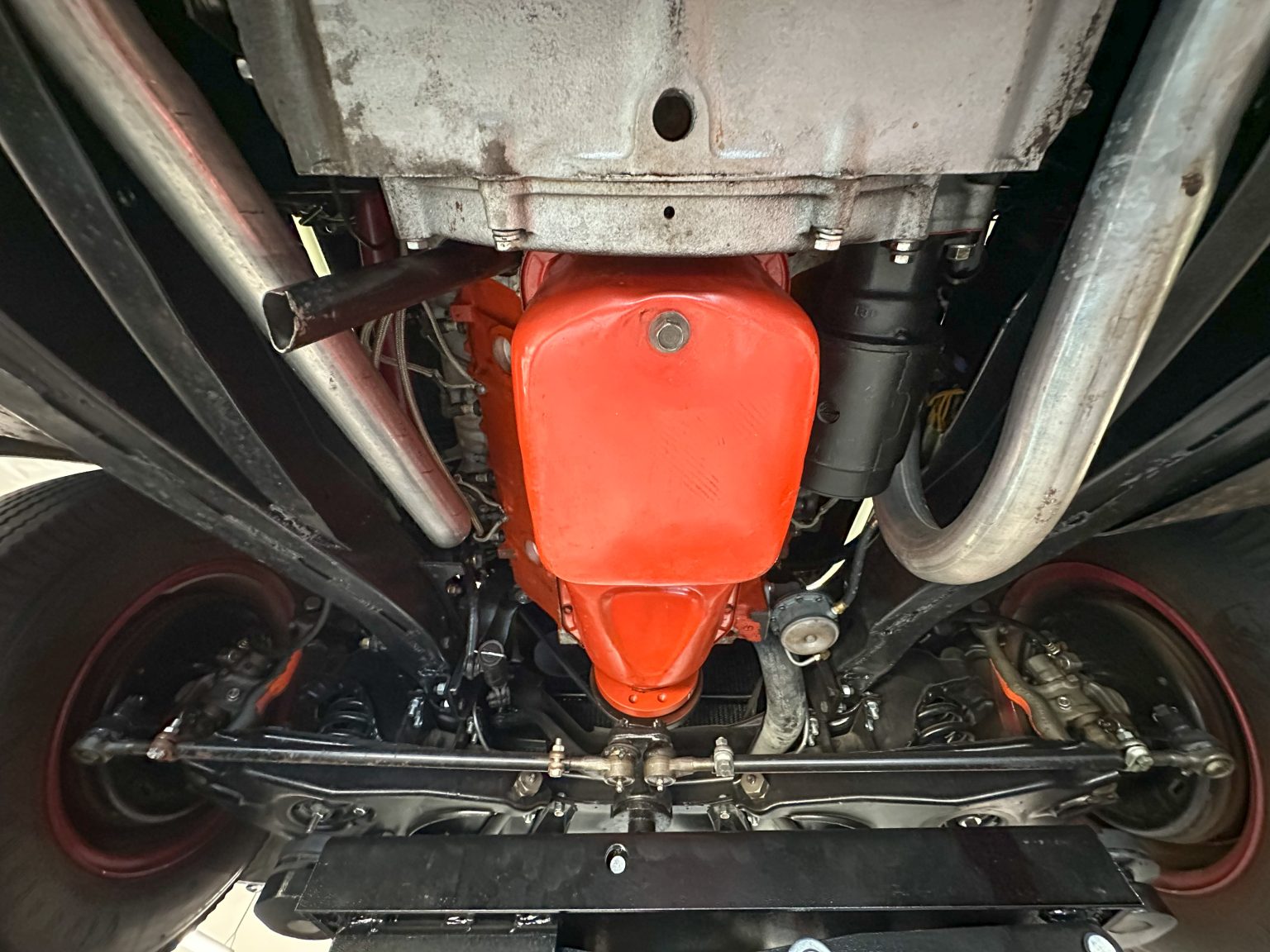 1955 White Corvette 9926