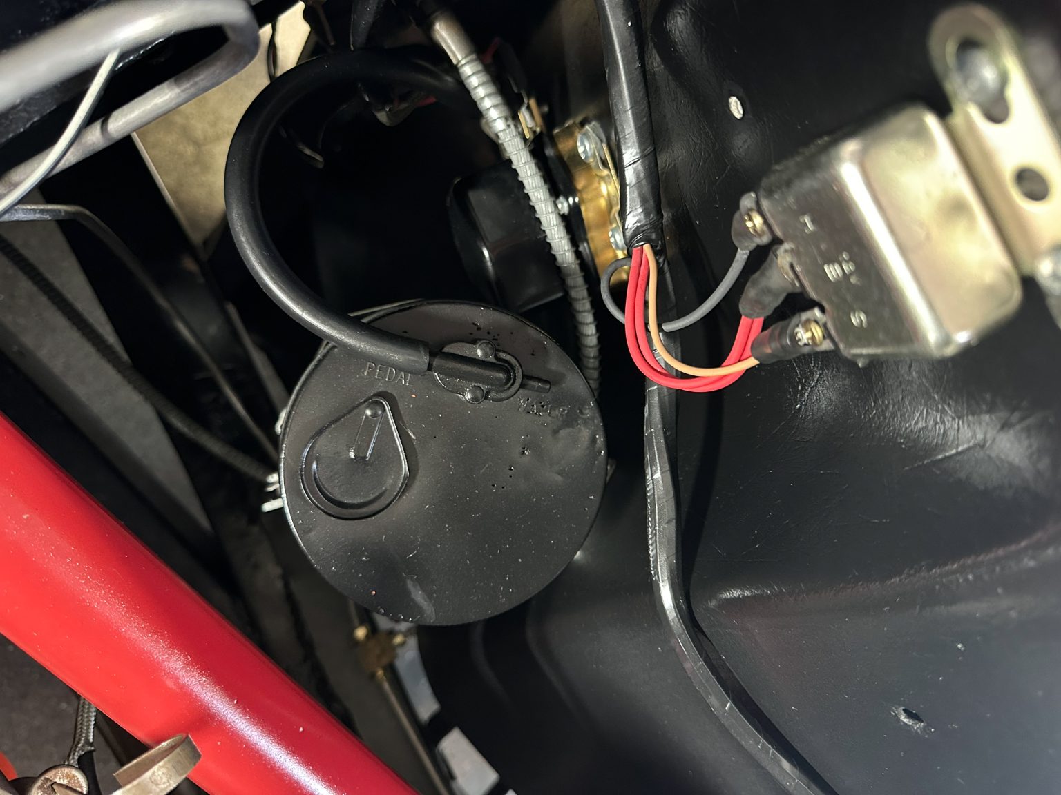 1955 White Corvette 9929