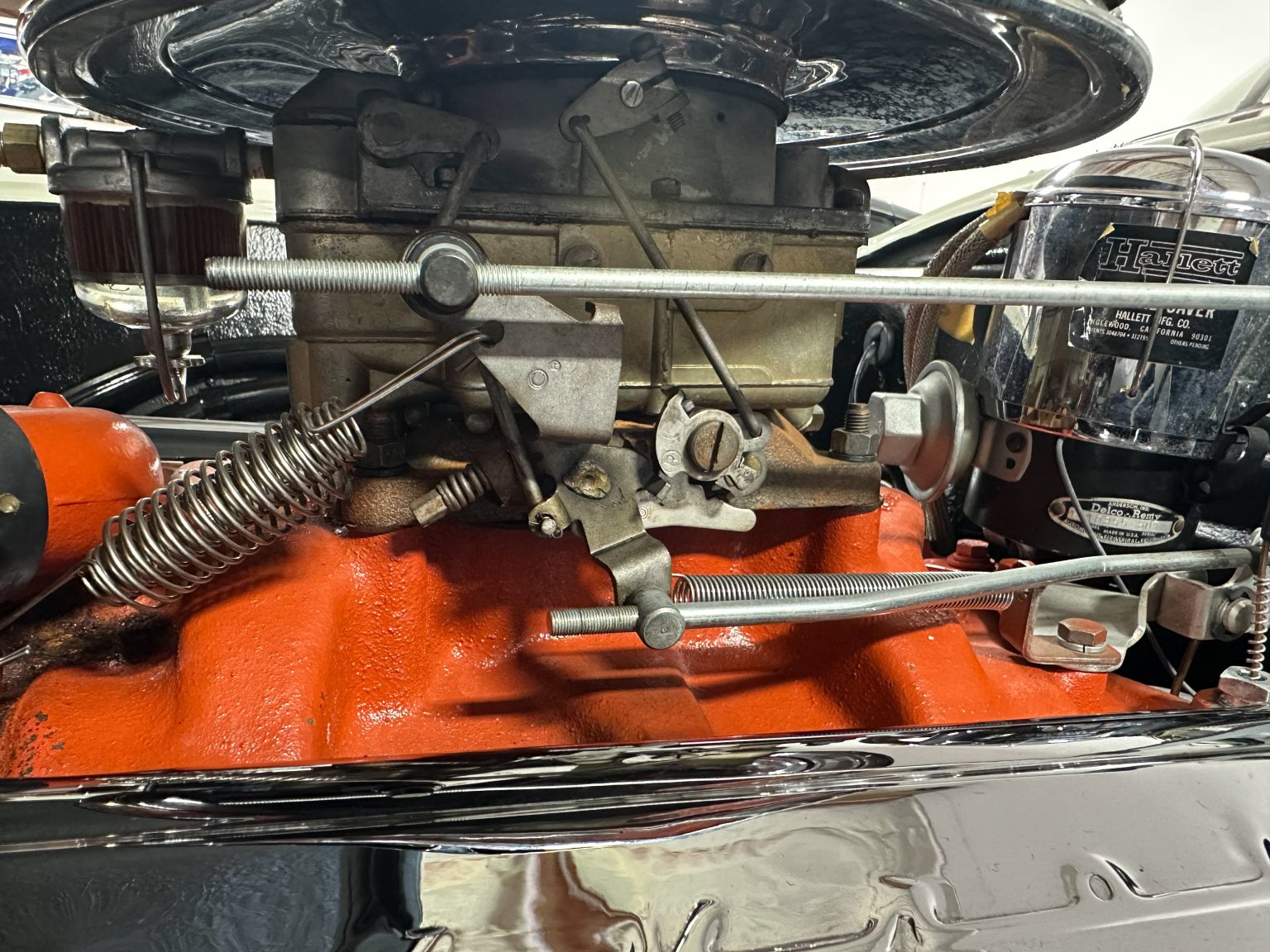 1955 White Corvette 9931