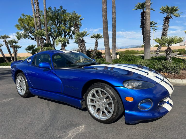 1996 Blue Dodge Viper GTS Coupe