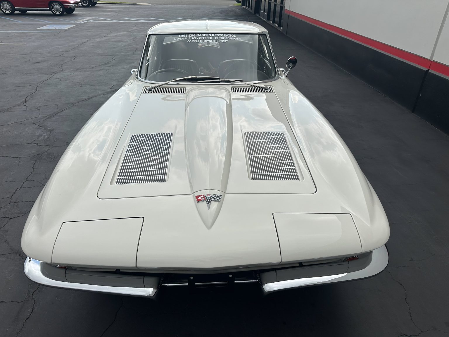 C&B 1963 White ZO6 0217