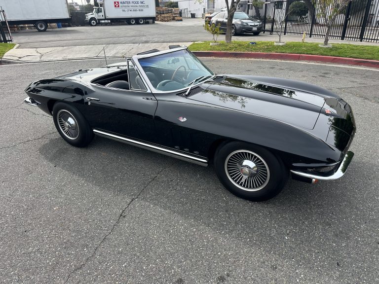 1965 Tuxedo Black Corvette L79 Convertible