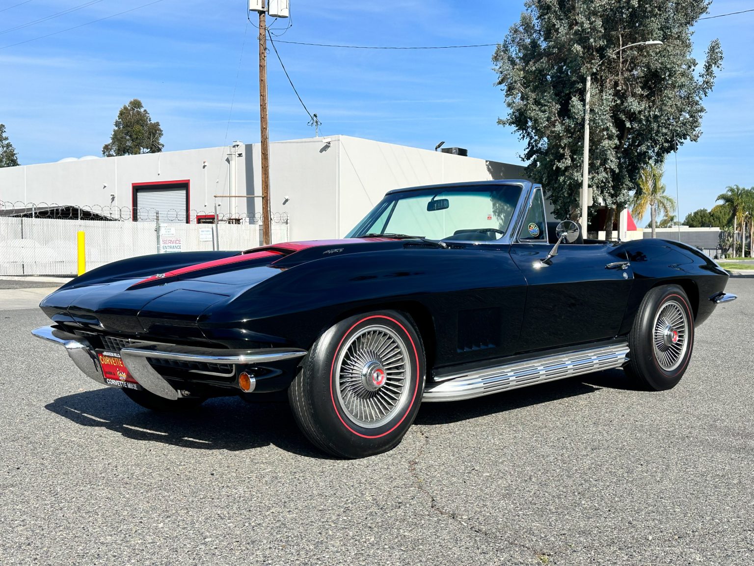 1967 Black L71 Corvette Convertible 0976