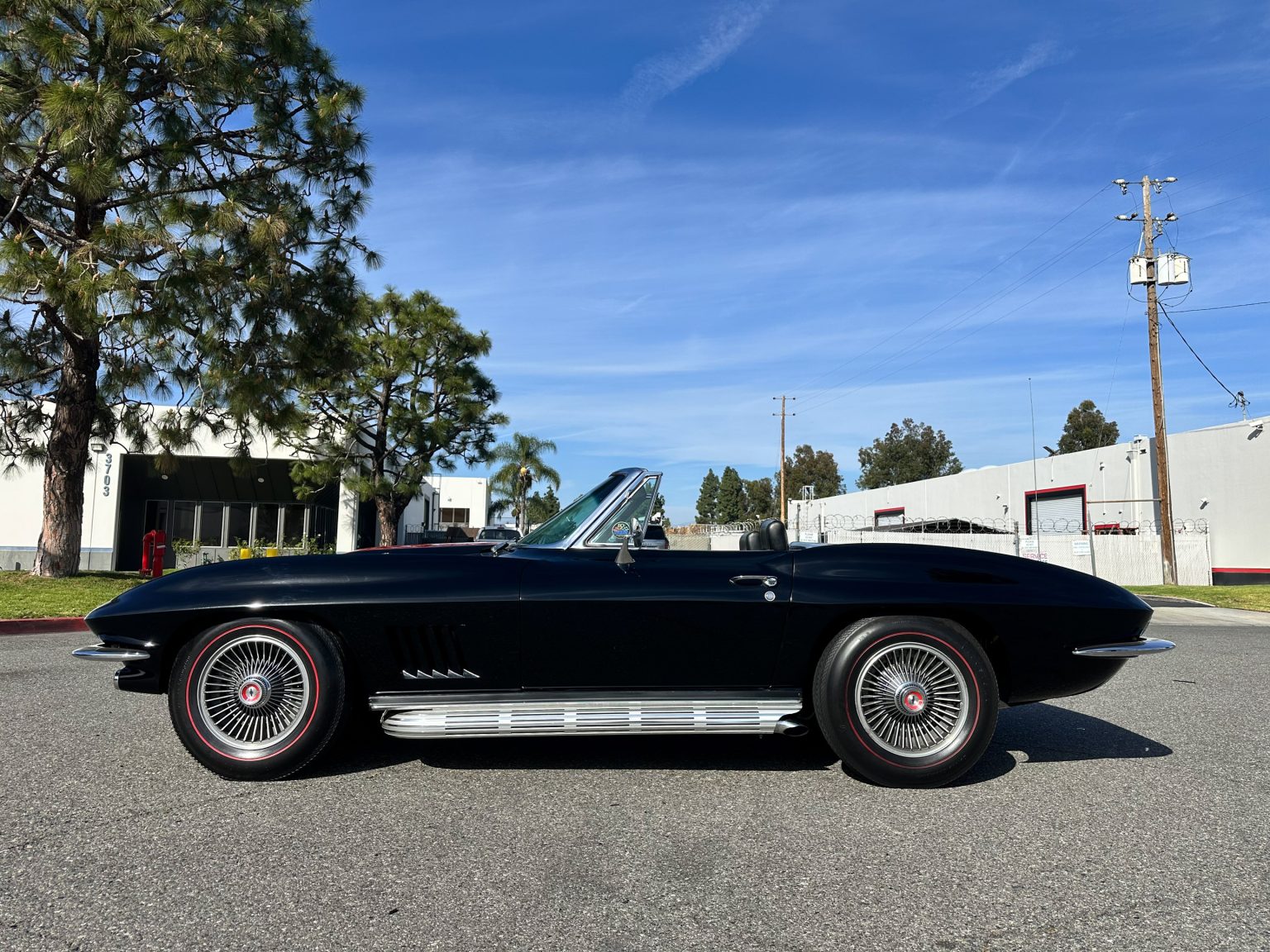 1967 Black L71 Corvette Convertible 0978