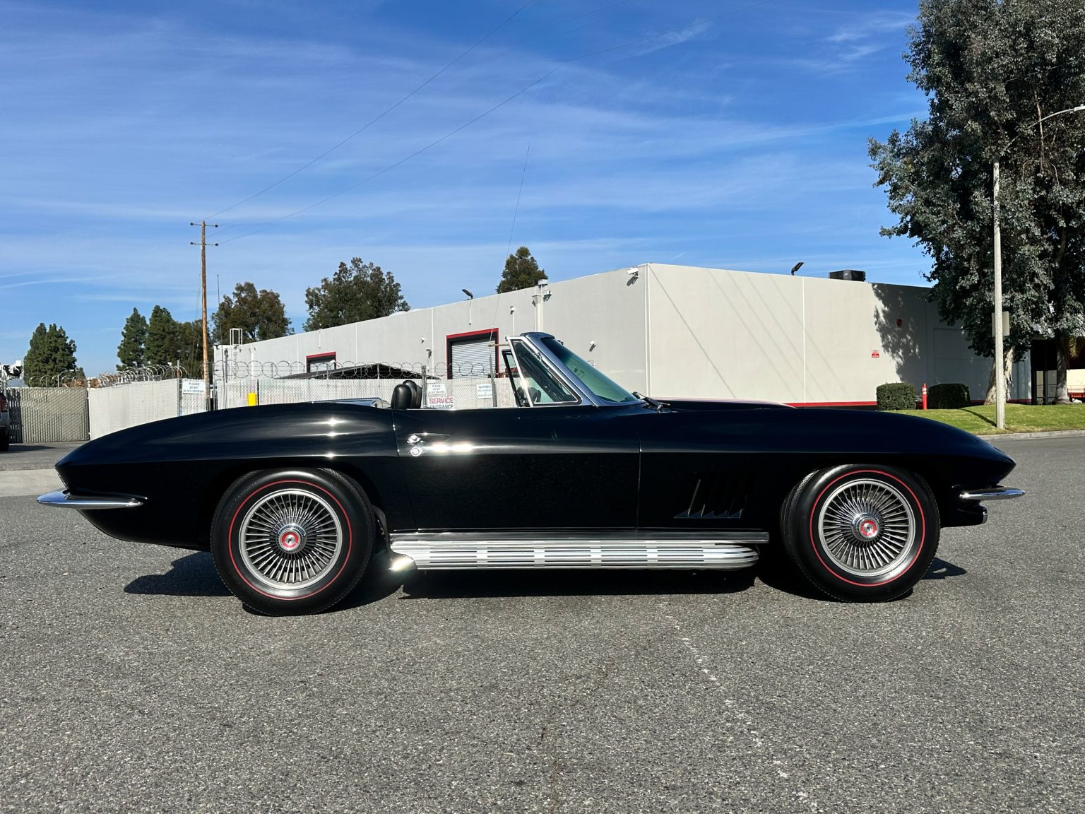 1967 Black L71 Corvette Convertible 0992