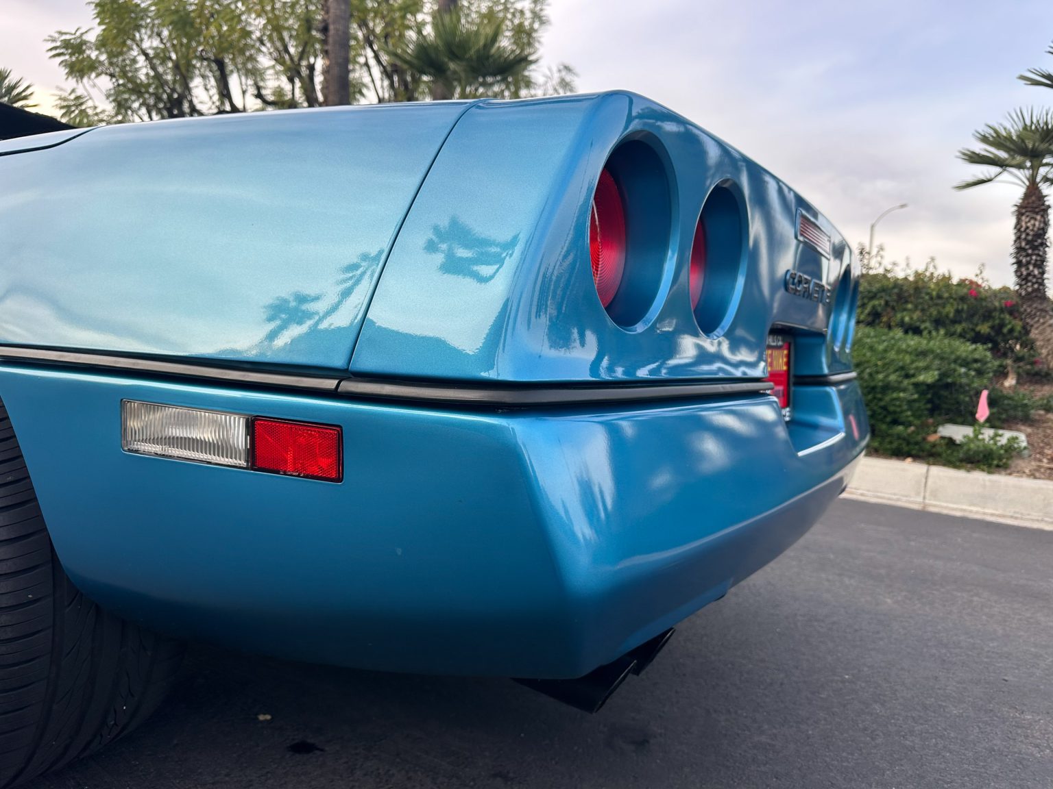 1989 Blue Corvette Convertible 0840