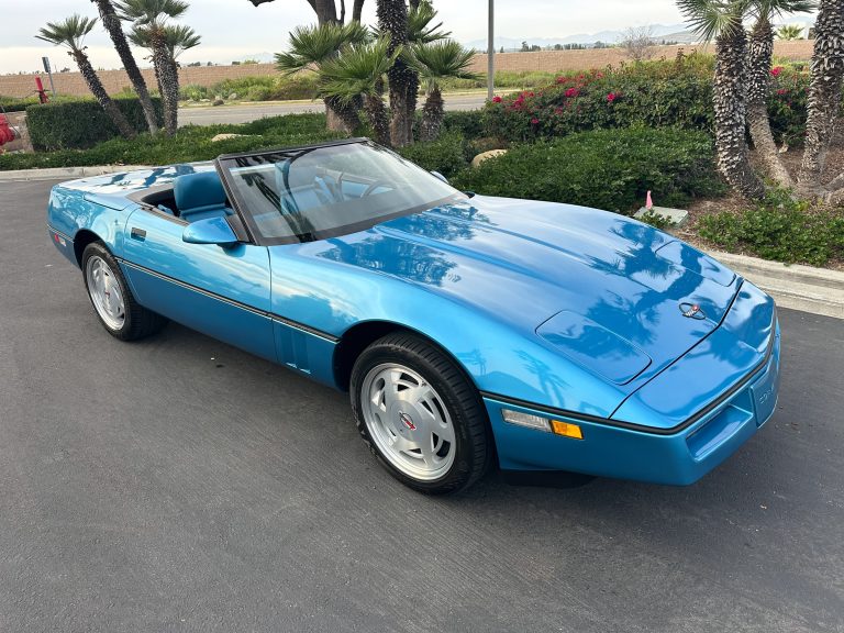 1989 Blue Corvette Convertible