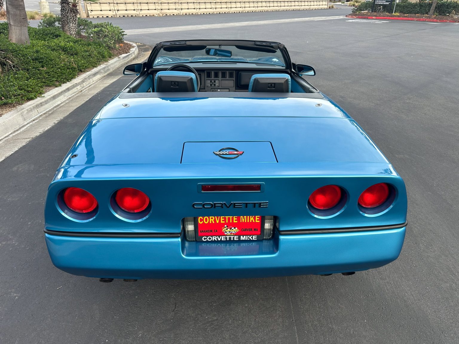 1989 Blue Corvette Convertible 0847