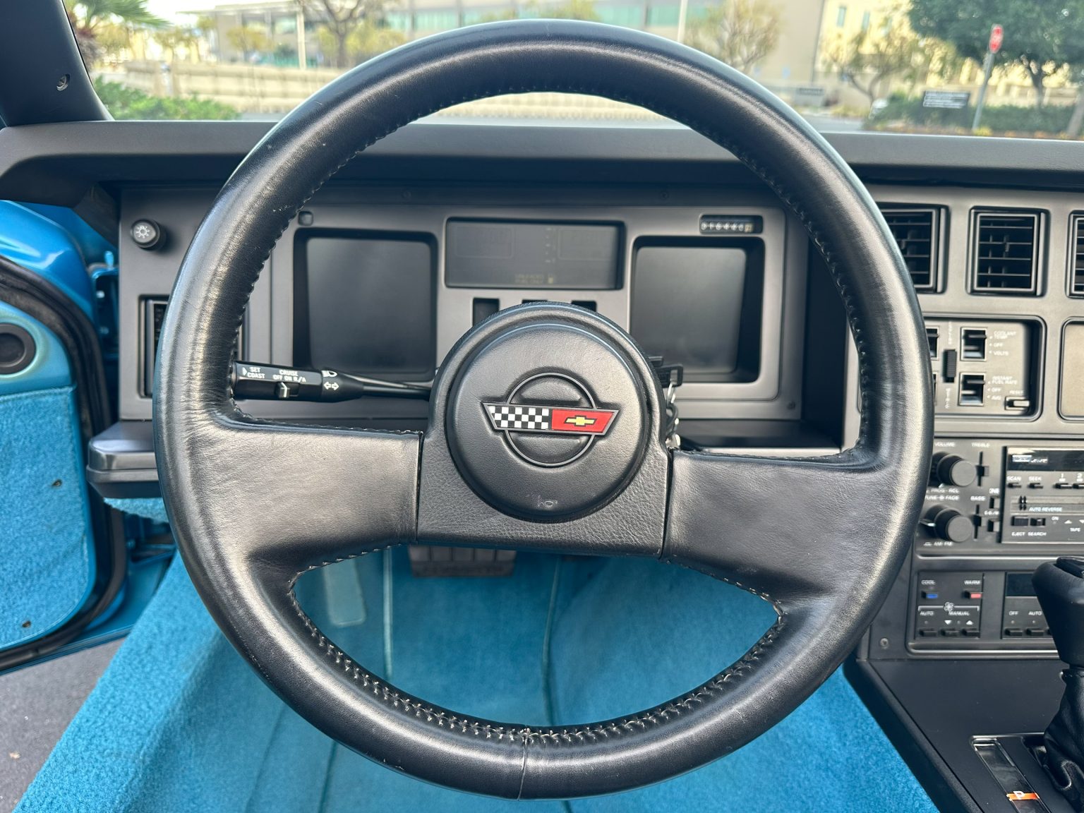 1989 Blue Corvette Convertible 0862