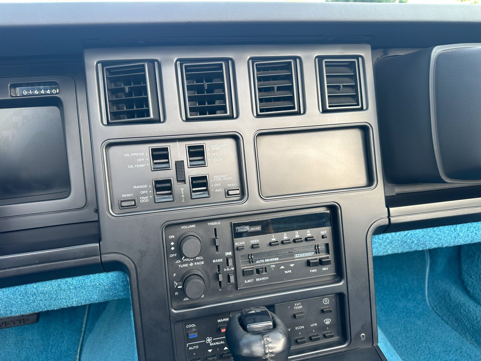 1989 Blue Corvette Convertible 0863