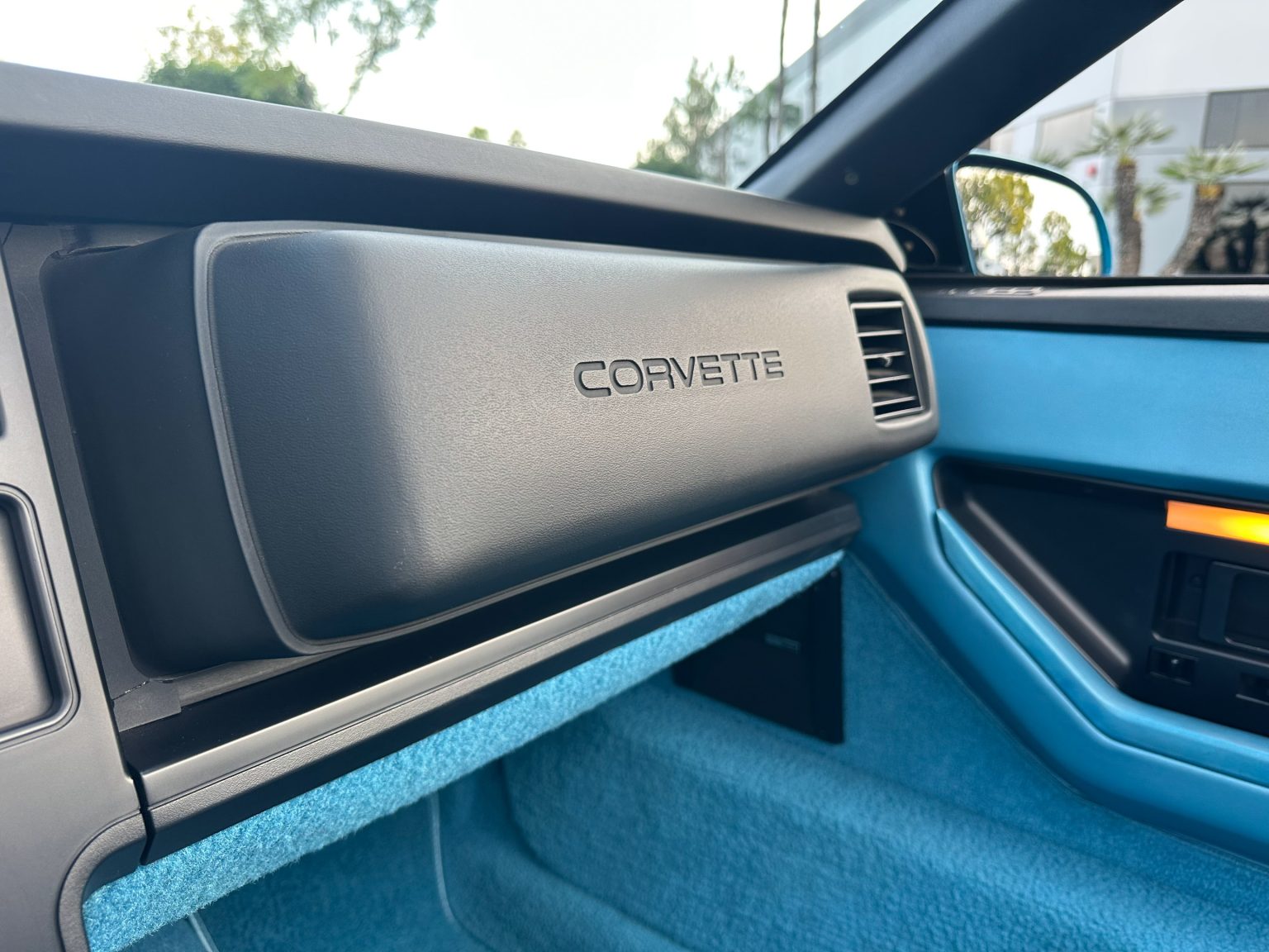 1989 Blue Corvette Convertible 0865