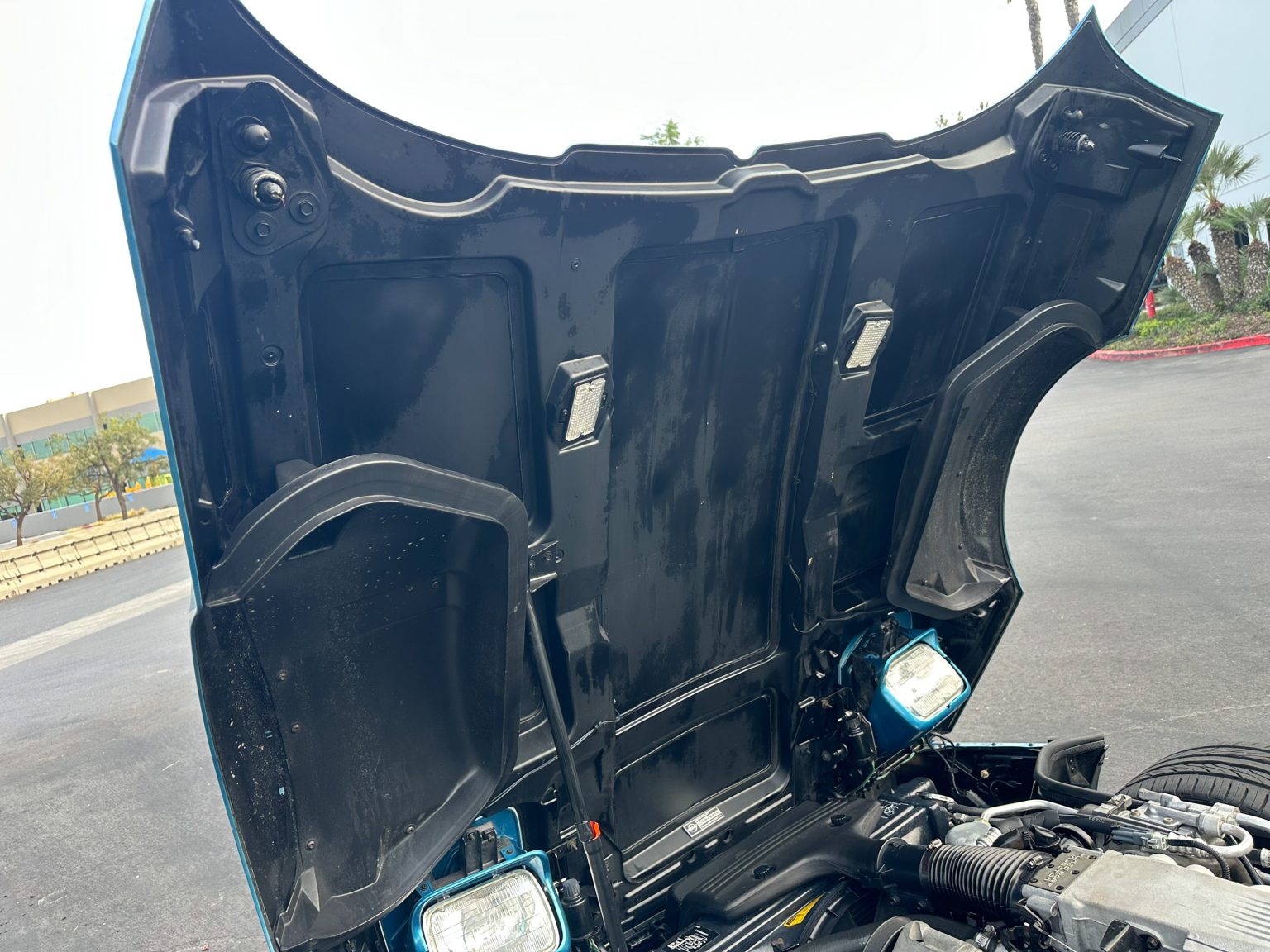 1989 Blue Corvette Convertible 0873