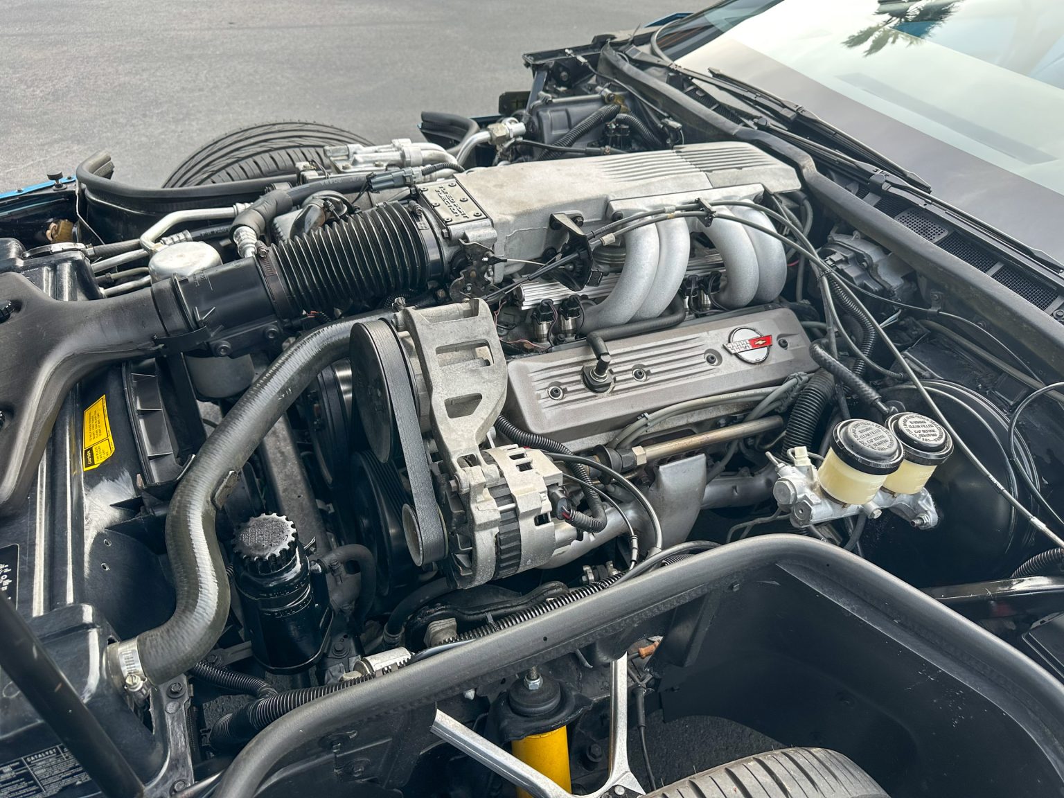 1989 Blue Corvette Convertible 0875