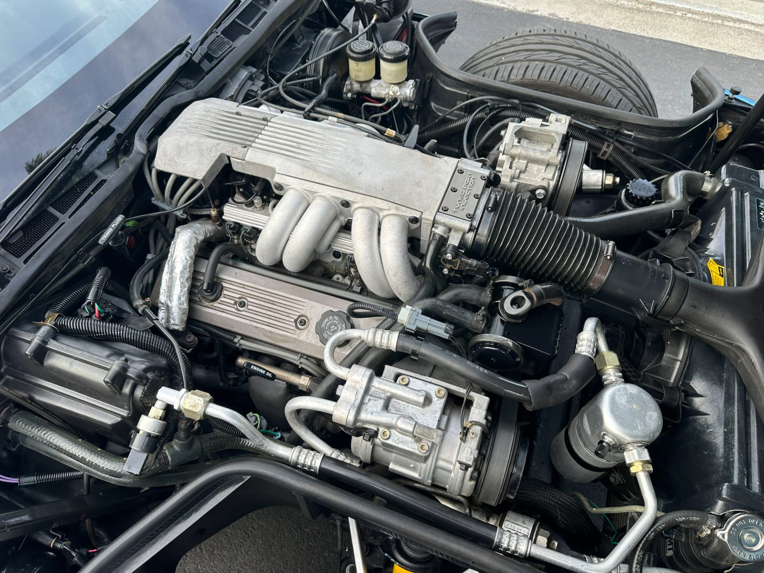 1989 Blue Corvette Convertible 0880