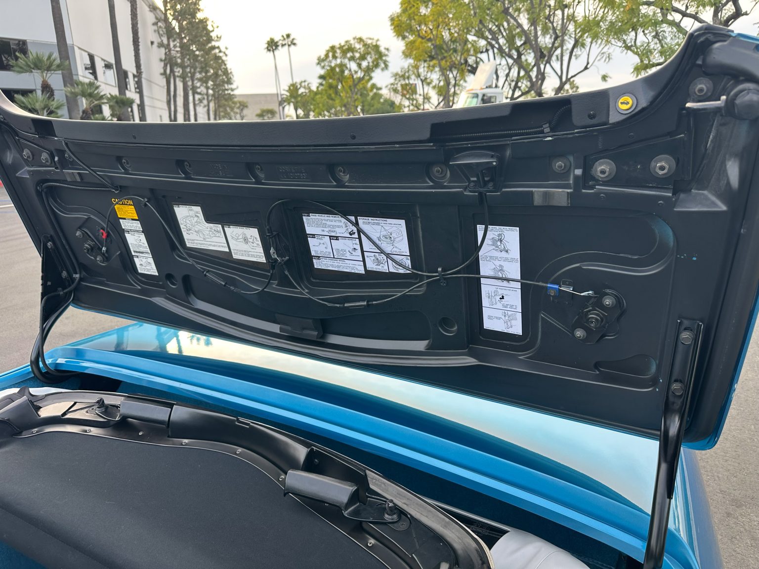 1989 Blue Corvette Convertible 0882