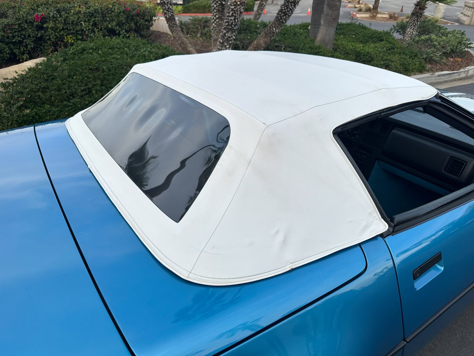 1989 Blue Corvette Convertible 0886