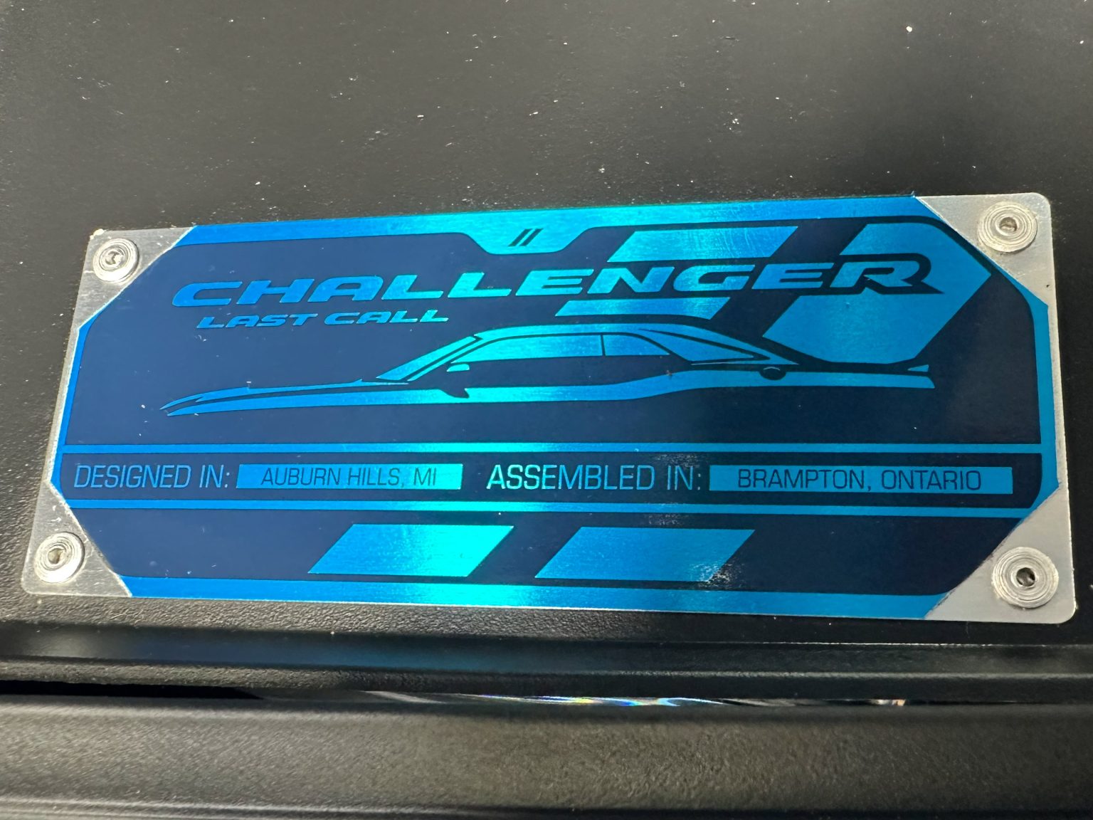 2023 Blue Dodge Challenger Hellcat Jailbreak 0447