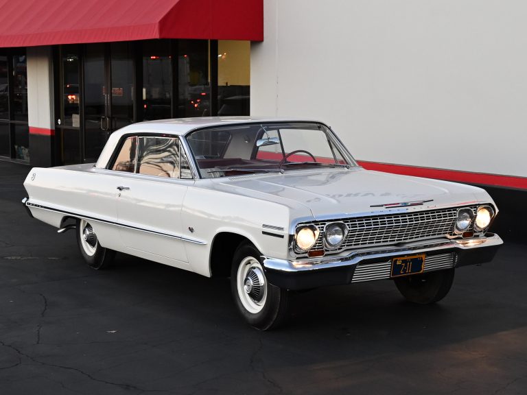 1963 Ermine White Chevy Impala Z11 Hardtop