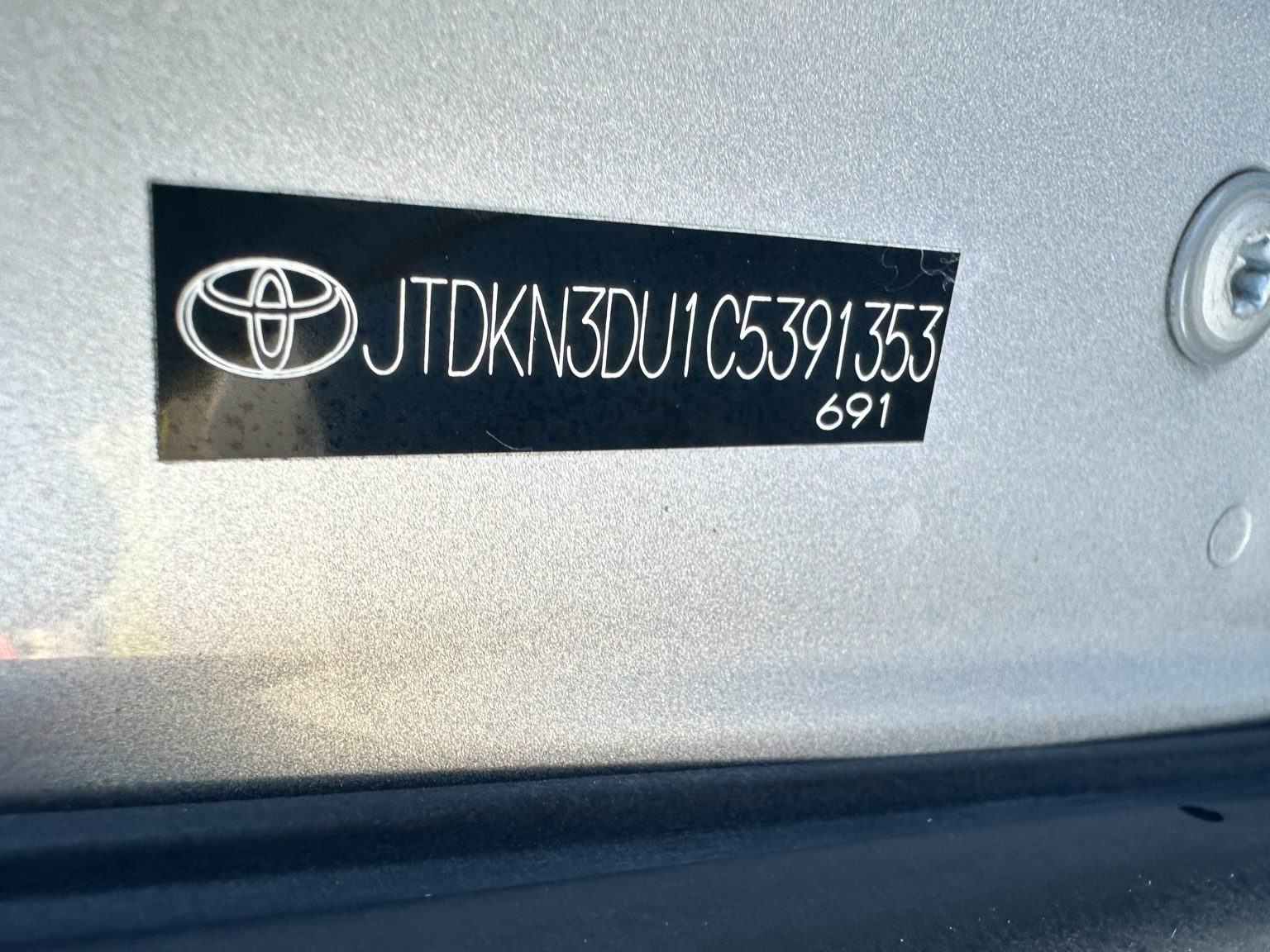 2012 Silver Toyota Prius 1251