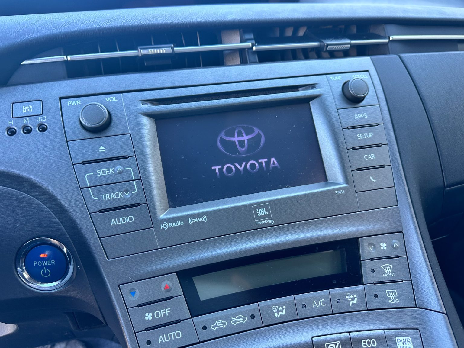 2012 Silver Toyota Prius 1259