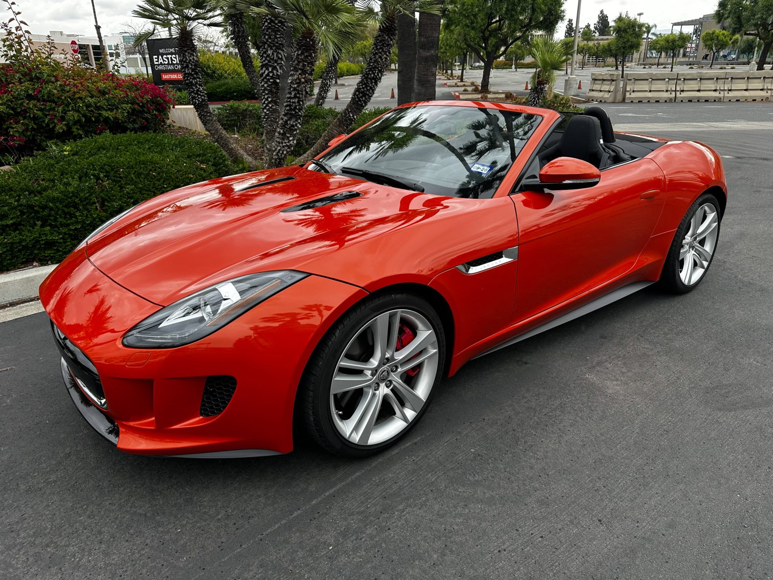 2014 Orange Jaguar F Type Convertible 1921