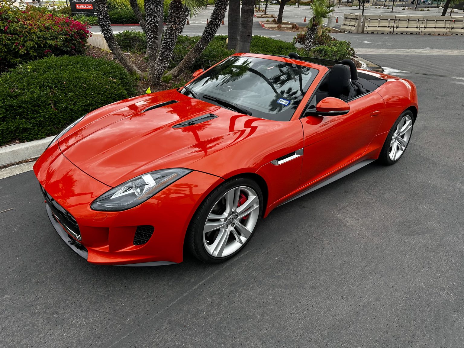2014 Orange Jaguar F Type Convertible 1922
