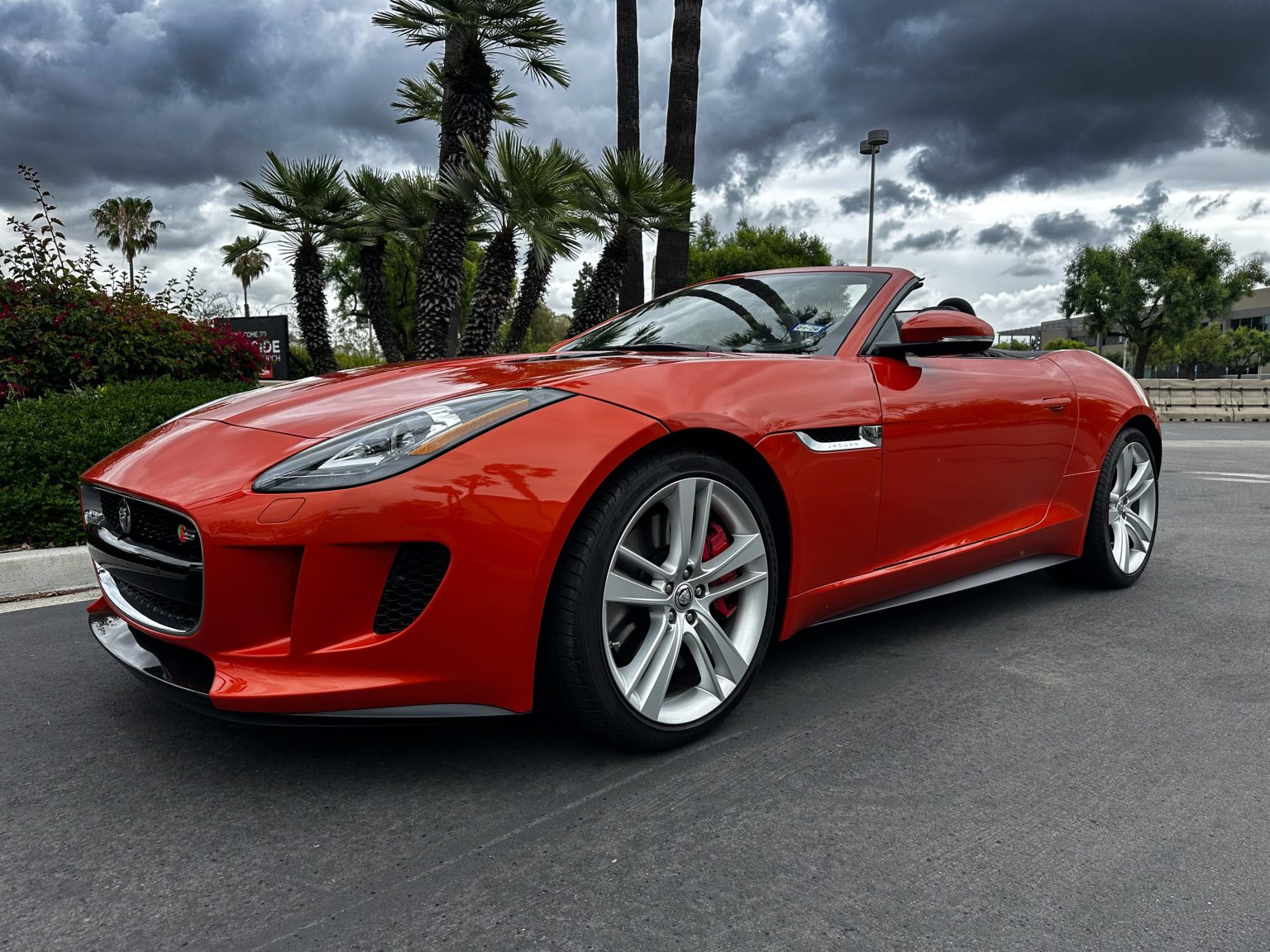 2014 Orange Jaguar F Type Convertible 1923
