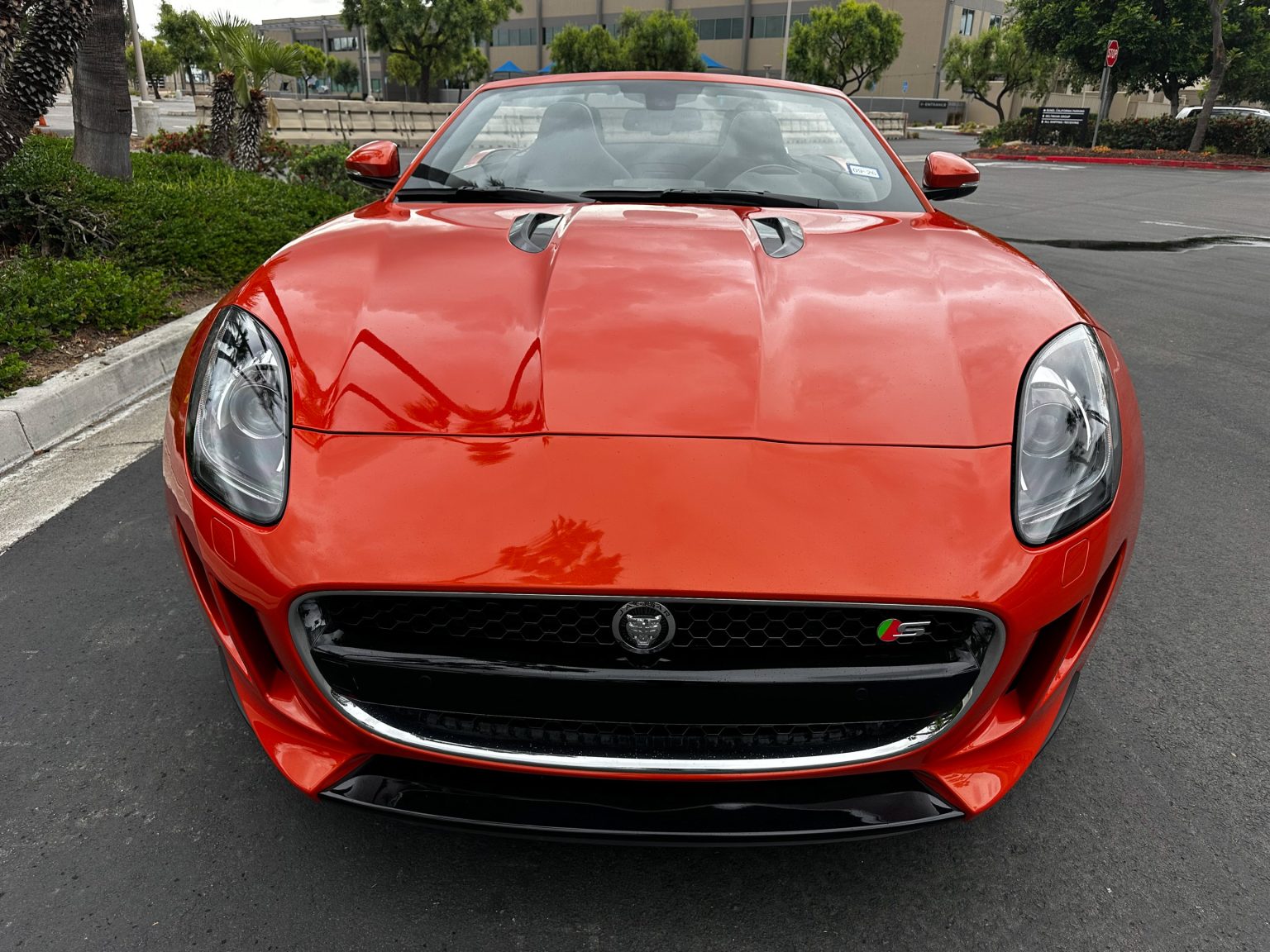 2014 Orange Jaguar F Type Convertible 1924
