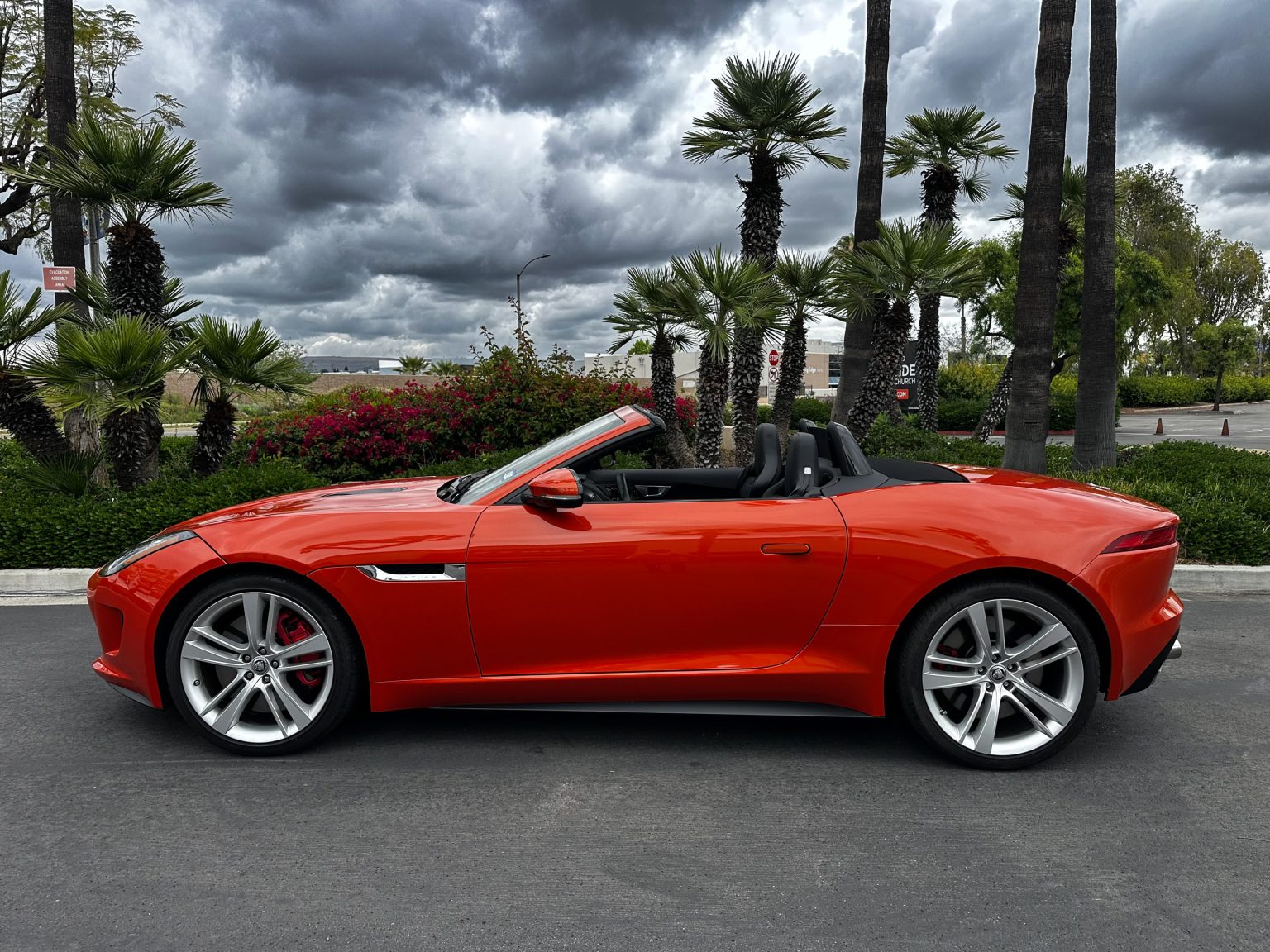 2014 Orange Jaguar F Type Convertible 1926