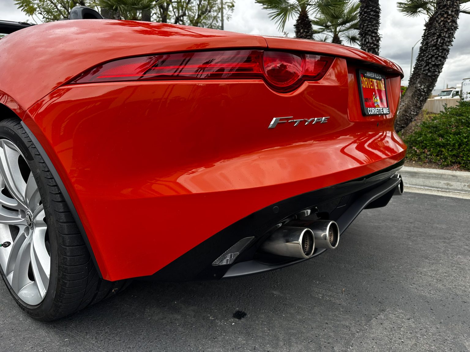 2014 Orange Jaguar F Type Convertible 1928
