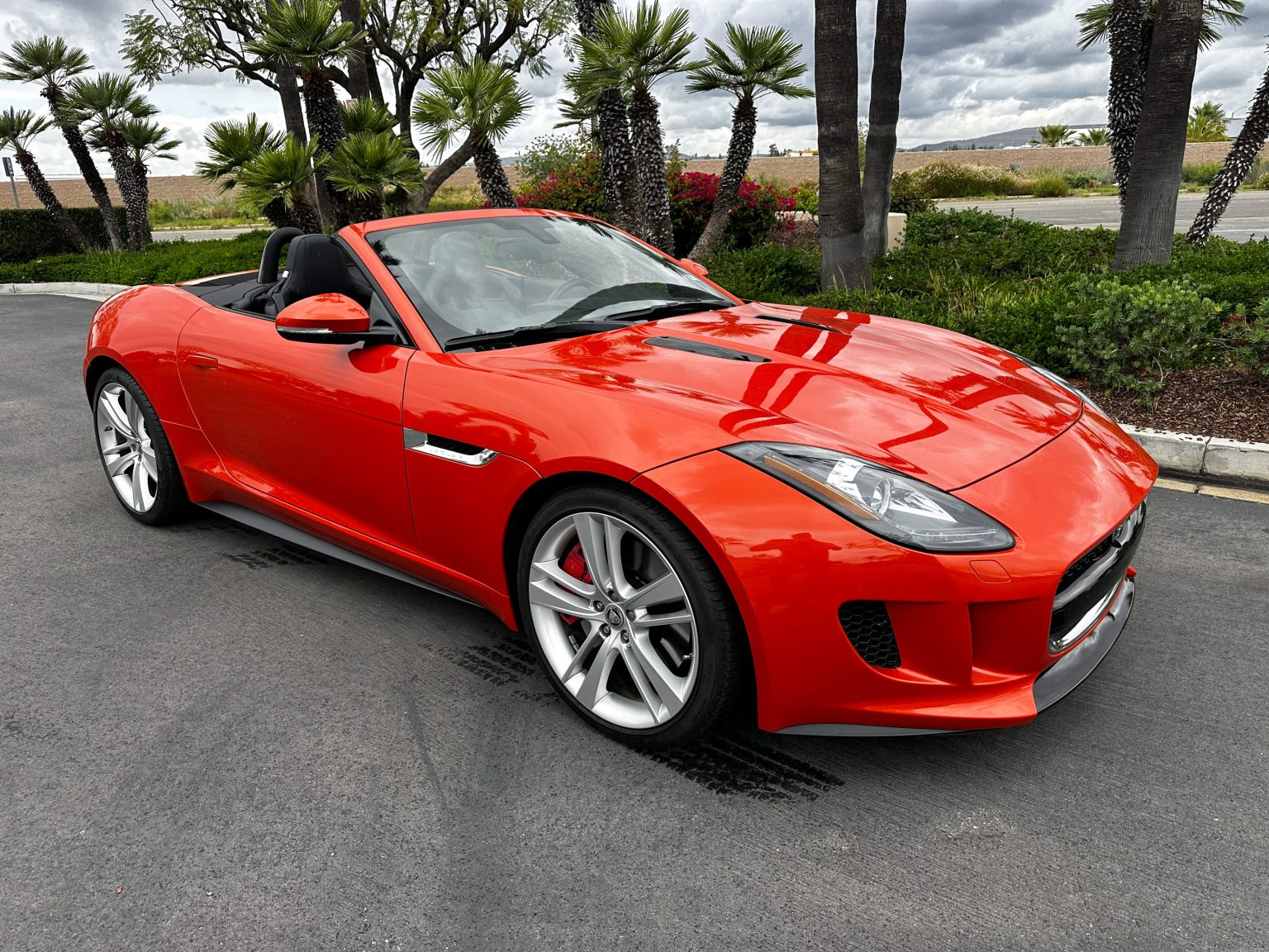2014 Orange Jaguar F Type Convertible 1932